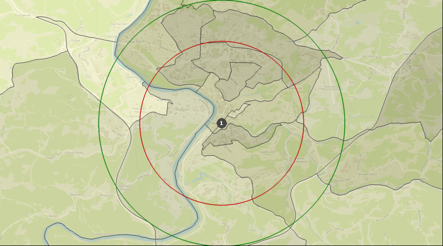 Morgantown, West Virginia - Percentage of the Population with a Bachelor